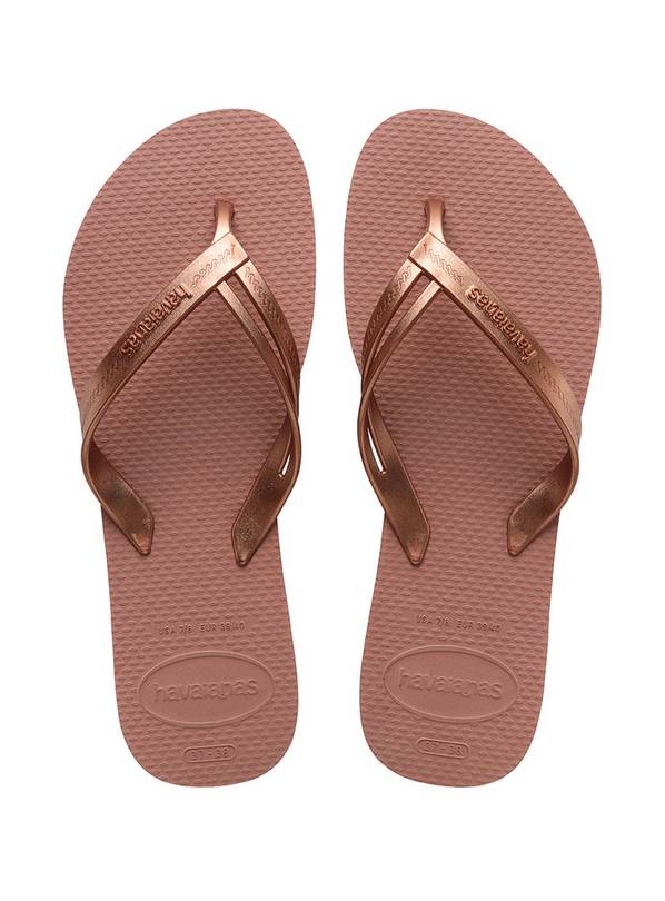  HAVAIANAS Elegance Flip Flops Crocus Rose 35/36